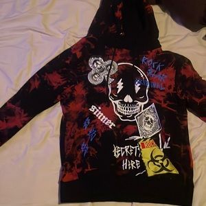 Chrome Hearts red hoodie